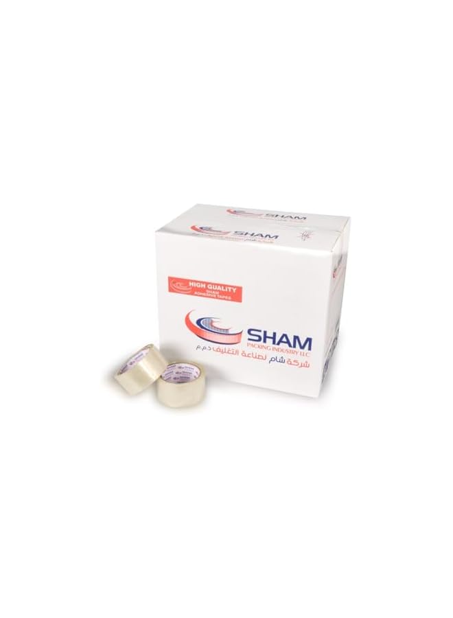Sham Pack Clear Transparent Tapes 50 yards of 3 - Image 2