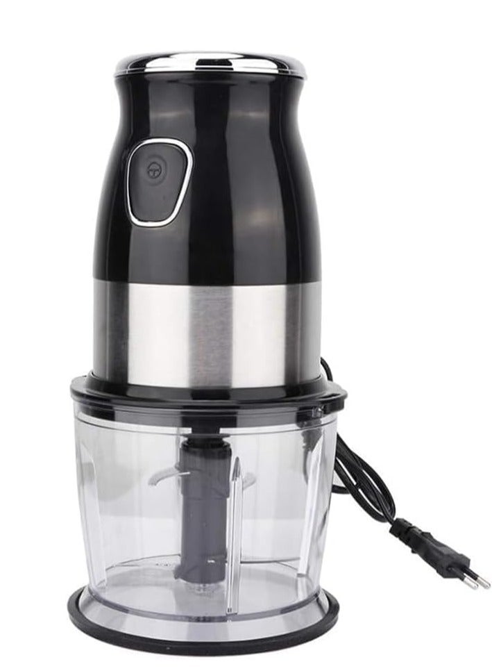 Mini Food Processor 5 IN 1 Use 2L Glass Chop Bowl 600ML Blending Jar 100ML Grinding Jar  - Image 4