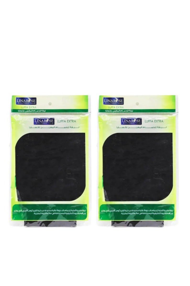 LINAROSE Two pieces of Linarose Extra Moroccan Bath Loofah - Image 1