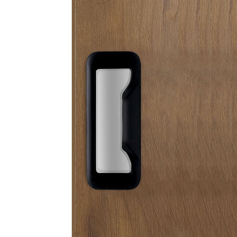 Volo 96Mm Black Pack Of 2 Pcs Conceal HandleCabinet Sliding Door HandleWardrobe Sliding Door HandleRoom Door Pull Handle For HomeOfficeHospital Etc Conceal 15 - Image 1