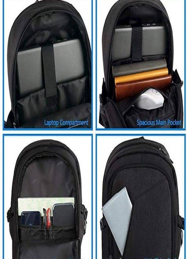 Mancro Large Capacity Anti Theft Business Laptop Bagpack for Men - Image 3