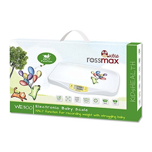 Rossmax WE300 Swiss Design Baby Weighing Scale (White) with Discretional Hold Function for Accurate Measurements | Infant weighing machine Ideal for Home and Nursery - Image 2