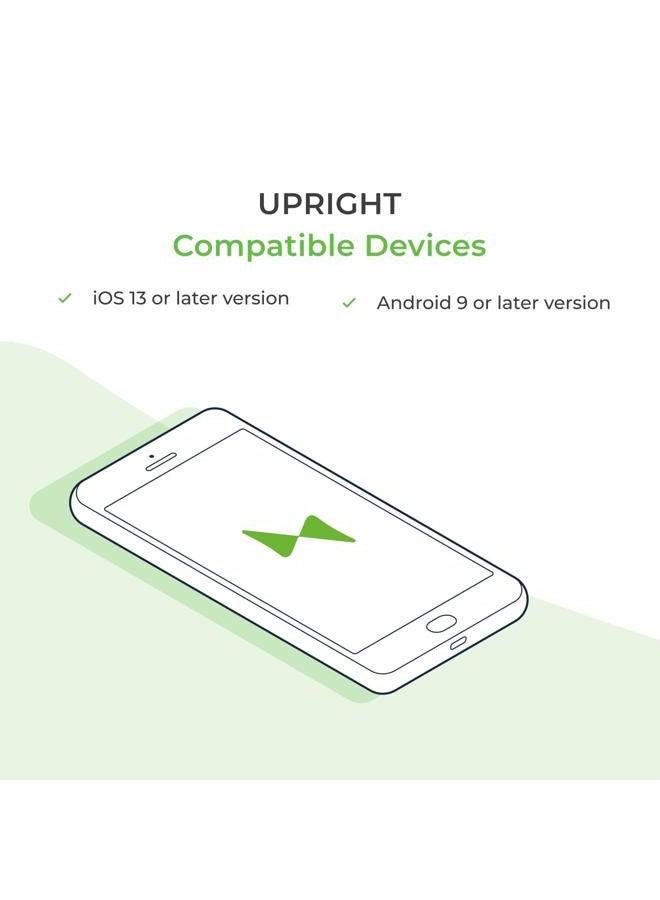 upright_go S لايت | مدرب ومتعقب تصحيح الوضعية للنساء والرجال مع تطبيق ذكي - Image 2