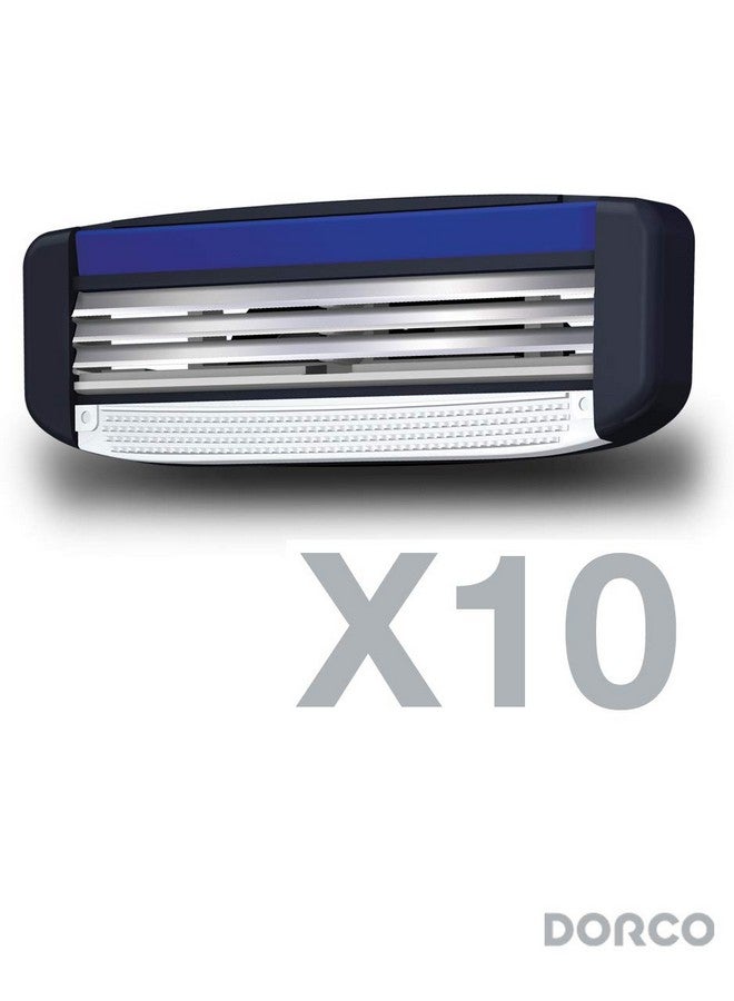 دروكو دوركو بيس 3 - نظام حلاقة بثلاث شفرات - عبوة اقتصادية (10 خراطيش + مقبض واحد) - Image 3