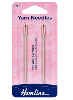 2-Piece Yarn Needle Set For Wool And Yarns Safe to Use And Easily Threaded
