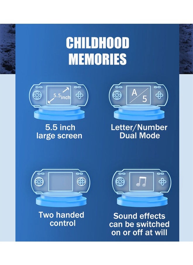 KASTWAVE - Handheld Game Player For Kids, Have Many Classic Games, Small In Size and Light In Weight, Perfect For Outdoor Gaming, Can Exercise Children's Hand Eye Coordination and Problem-Solving Abilities - Image 1