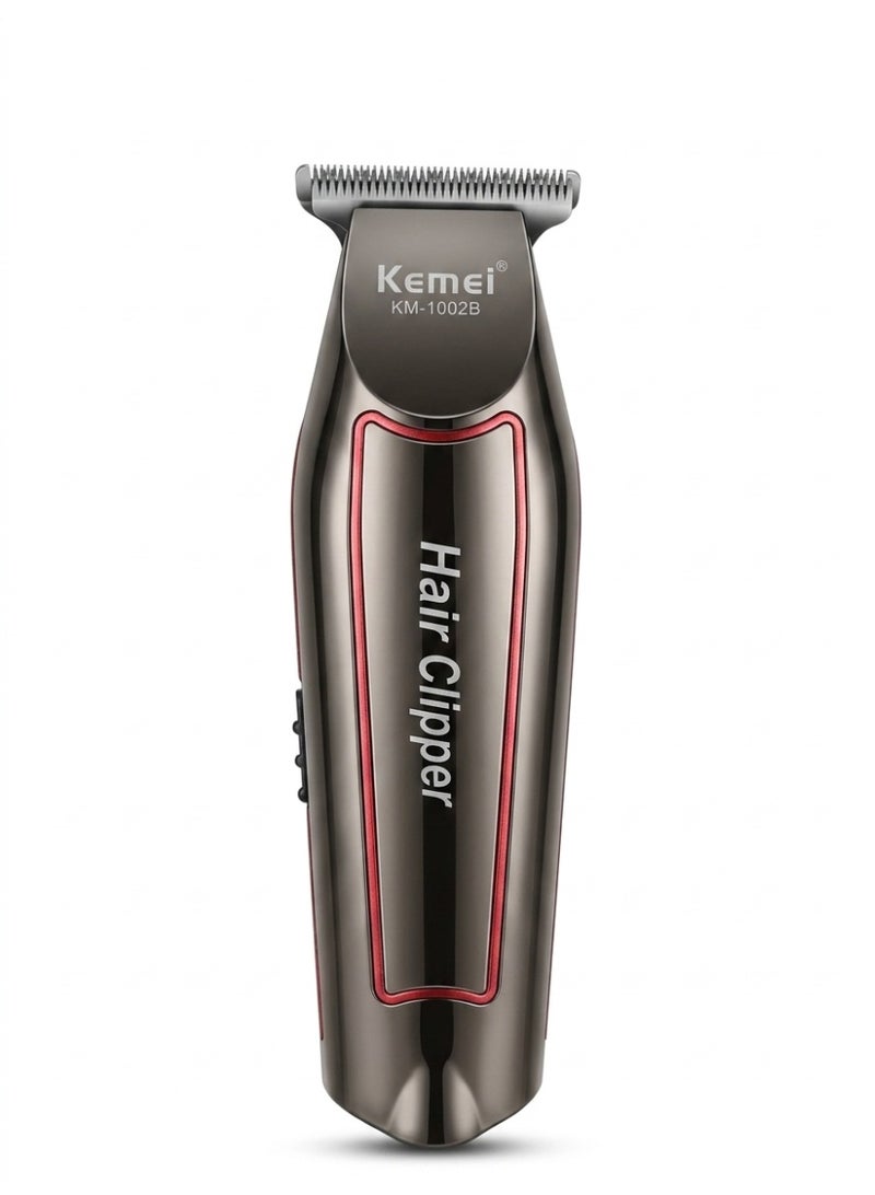 kemei trimmer Kemei Professional Hair Trimmer with LCD Display, USB Rechargeable Hair Styling Kit with 3 Cutting Guides, Black - Image 1