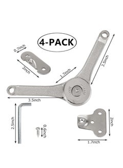 Toy Box Hinges Soft Close, 4 Pcs Heavy Duty Chest Hinges and Lid Support Soft Close, Adjustable Metal Lift and up Hinges, Cabinet Door Support Hinge, for Wardrobe, Cabinet, Closet, Toy Box, etc - pzsku/ZCA904FCDFCF79D6D4CE3Z/45/_/1717033425/3488072a-fbda-47a6-b074-df7867e32937