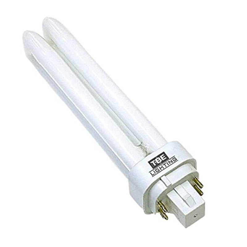 18w G24Q-2 4-Pin CFL Lamp - Pack of 4 Units - Cool White 4000K, 1250 Lumen/Double Turn CFL Compact Fluorescent Light - Image 5