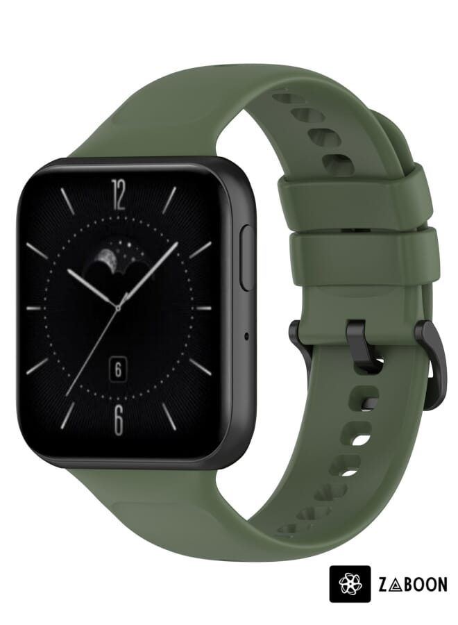 Zaboon OPPO Watch 3 Solid Color Soft Silicone Watch Band - Image 1
