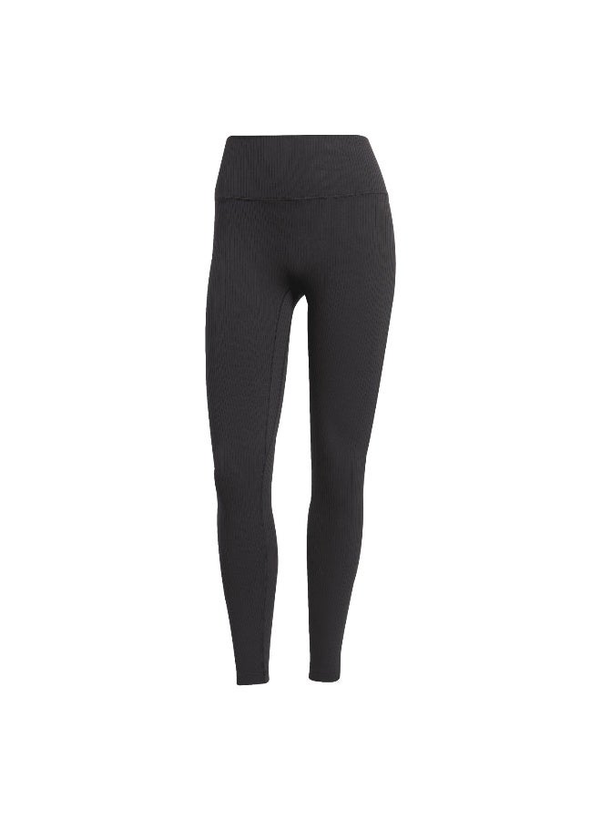 Adidas All Me Rib L Black Training Tights For Women 2XS  - Image 1