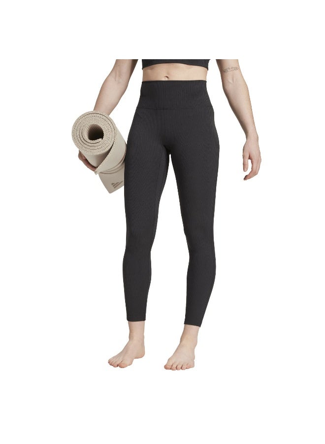 Adidas All Me Rib L Black Training Tights For Women 2XS  - Image 2