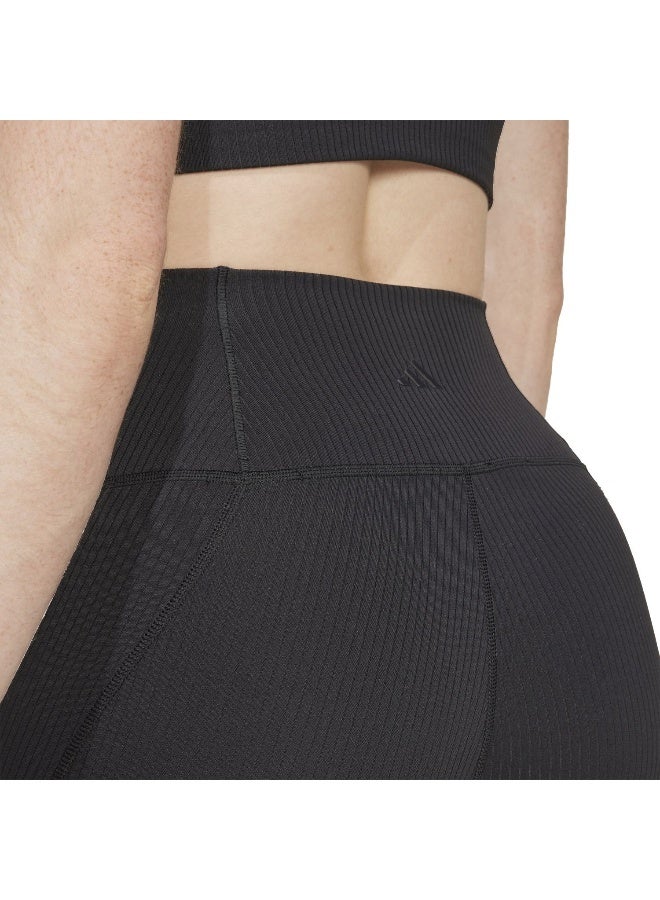 Adidas All Me Rib L Black Training Tights For Women 2XS  - Image 5