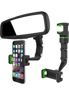 Hiqonic Adjustable Car Rearview Mirror Phone Holder Multi-Function Navigation Acrobat Vehicle Desk Holder  - Image 2