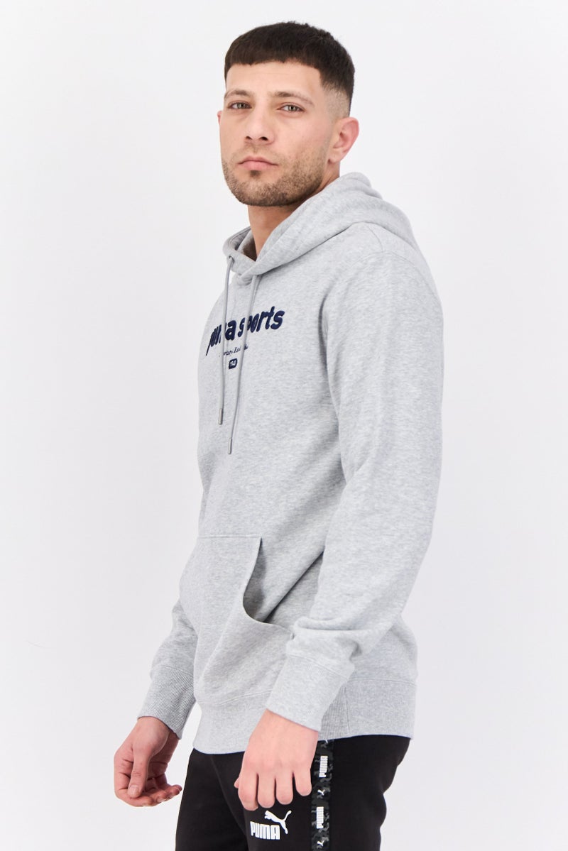 PUMA Men Sportswear Fit Long Sleeve Outdoor Hoodie, Grey  - Image 3