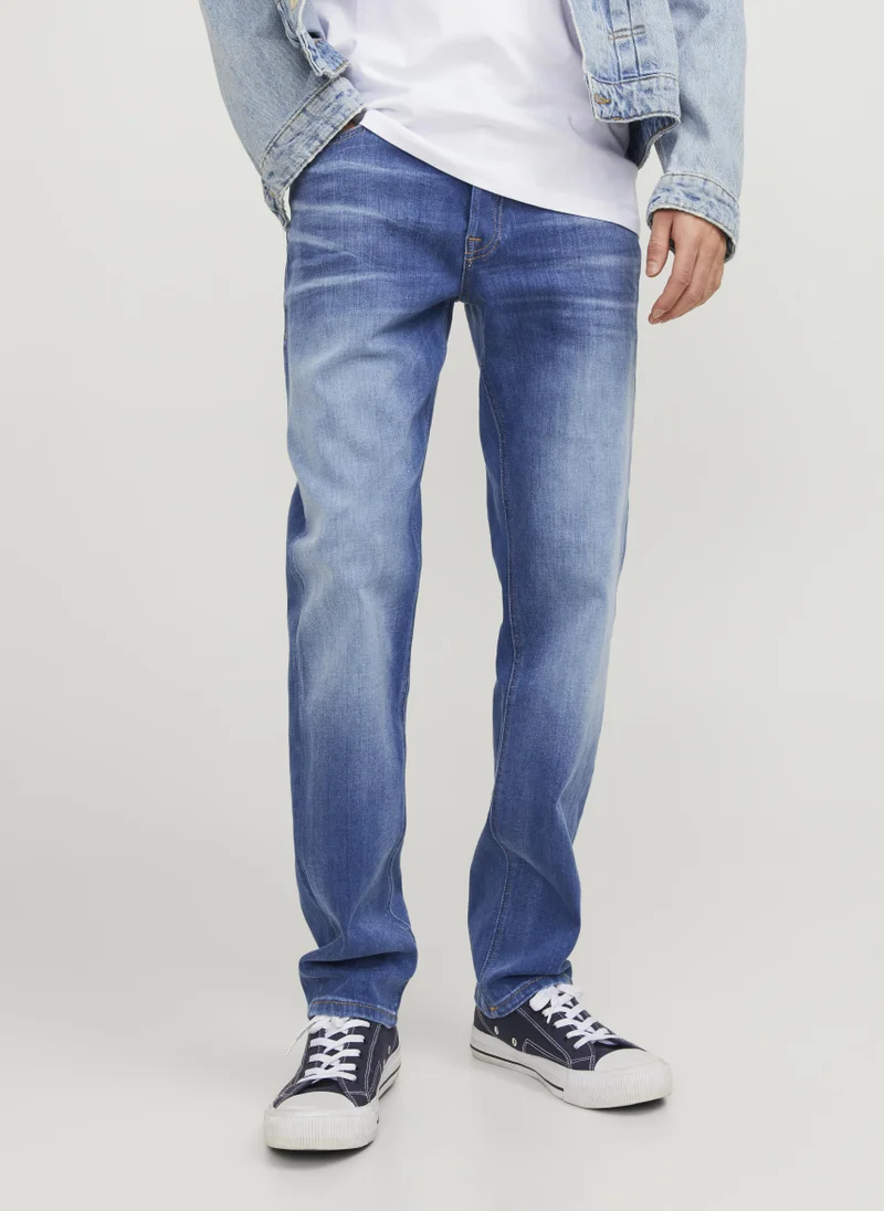 جاك اند جونز Casual Tapered Fit Jeans