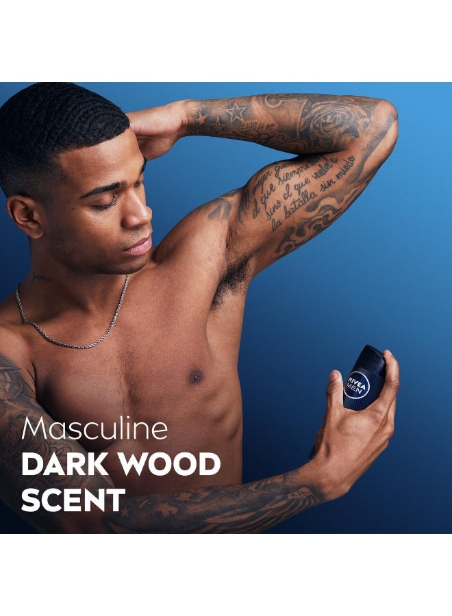 نيفيا مين ديب دارك وود سبراي للرجال برائحة الكربون الأسود المضاد للبكتيريا 150 مل - Image 2