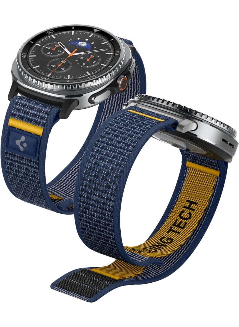 Spigen Athlex Air for Galaxy Watch 8 Band compatible with Samsung Galaxy Watch 8 Classic 46mm, Galaxy Watch8 44/40mm Adjustable Loop Band Strap - Active Navy