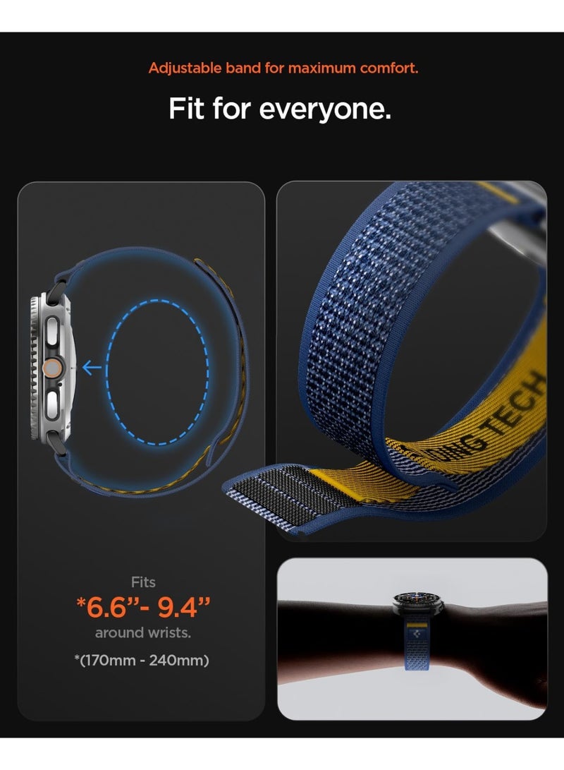 Spigen Athlex Air for Galaxy Watch 8 Band compatible with Samsung Galaxy Watch 8 Classic 46mm, Galaxy Watch8 44/40mm Adjustable Loop Band Strap - Active Navy - Image 5