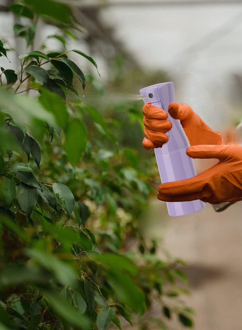 Hoasis Continuous Spray Bottle, 200ml Hair Mister Spray Bottle, Fine Mist Water Spray Bottle for Salons,Barber, Plants, Skin Care, Cleaning (Purple) - Image 5