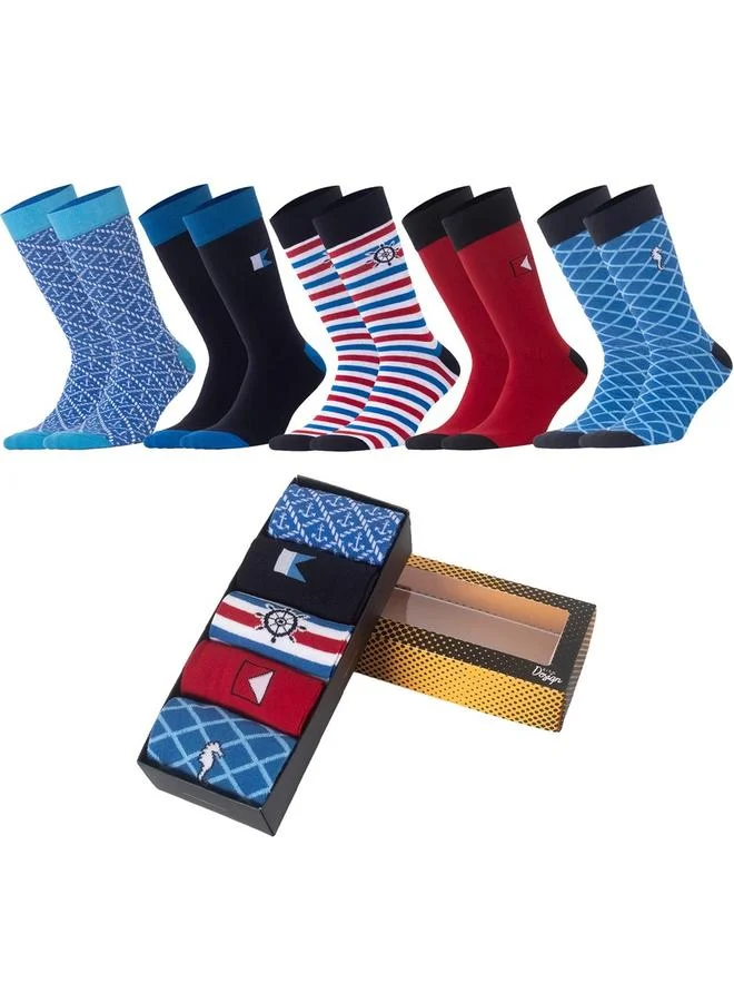 Biggdesign Pack of 5 - Patterned Socks