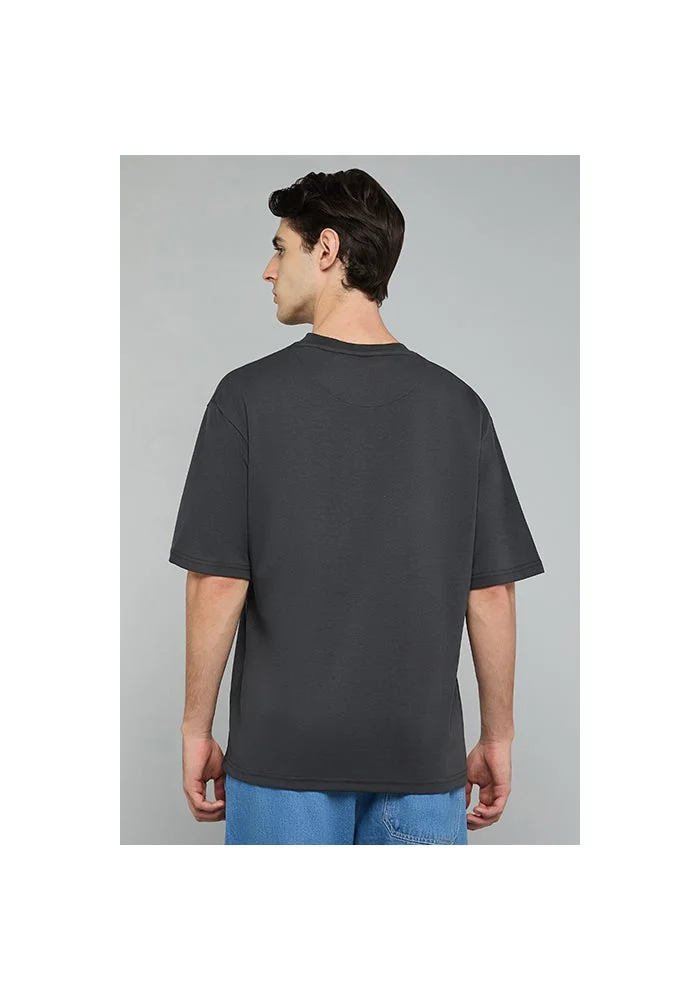 R&b Solid T-Shirt with Crew Neck and Short Sleeves