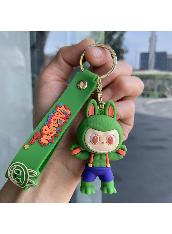 NIBEMINENT LABUBU Keychains, Cute Figurines, Student Schoolbag Pendants And Gifts 