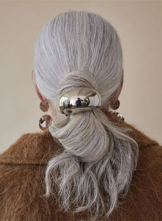 تايك تو ربطة شعر معدنية