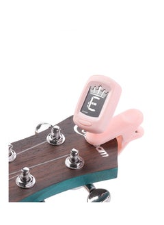 Generic Clip-On Tuner for Guitar Ukulele Violin Bass u0026 Chromatic Tuning Modes (Multi-Key Modes), LCD Display, 360 Degree Rotating, Fast u0026 Accurate (pink)  - Image 1