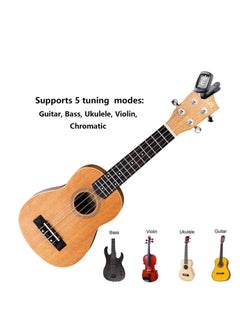 Generic Clip-On Tuner for Guitar Ukulele Violin Bass u0026 Chromatic Tuning Modes (Multi-Key Modes), LCD Display, 360 Degree Rotating, Fast u0026 Accurate (pink)  - Image 3