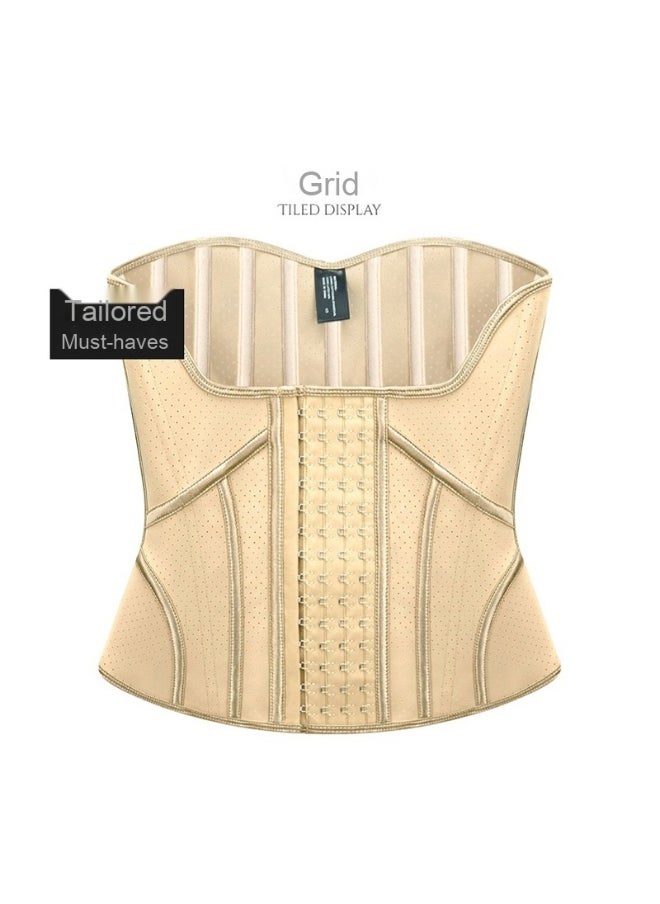 NIBEMINENT Triple-row Hook Adjustable Latex Waist Trainer Belt  - Image 2