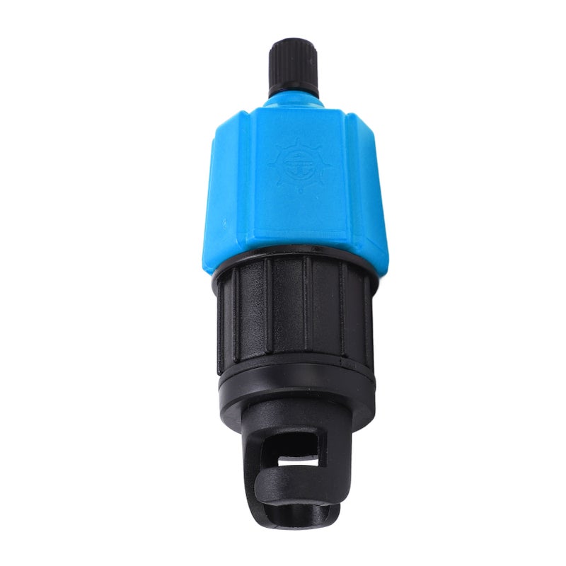 Boat Air Valve Adapter Compressor Air Valve Converter Air Pump Adapter for Kayak Inflatable Boat Raft Paddle Board(Connector 1) Blue - Image 3