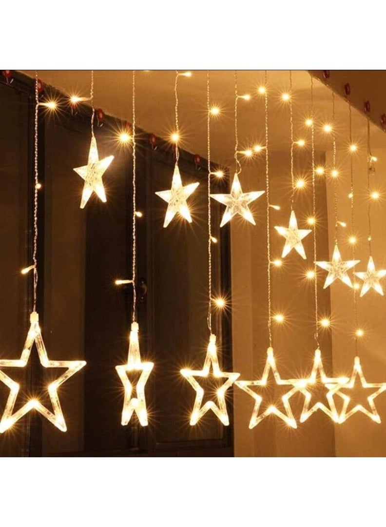 LED Star Lights, Curtain String Lights, Waterproof Fairy Lights - Image 3