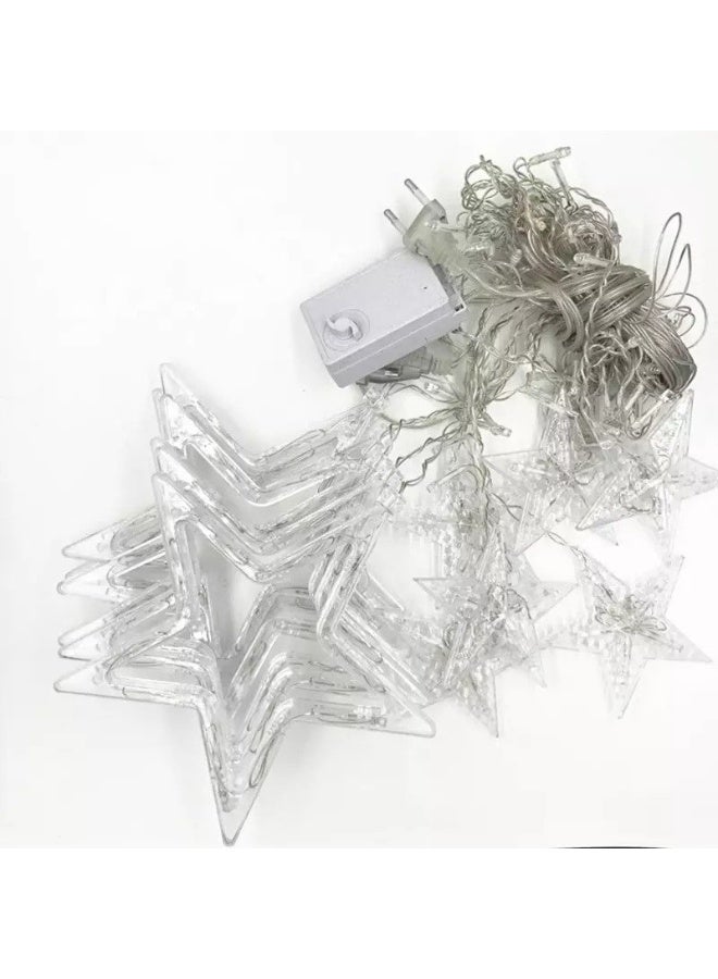 LED Star Lights, Curtain String Lights, Waterproof Fairy Lights - Image 4