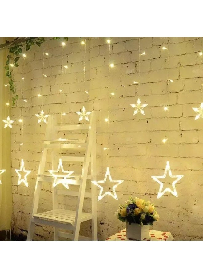 LED Star Lights, Curtain String Lights, Waterproof Fairy Lights - Image 2
