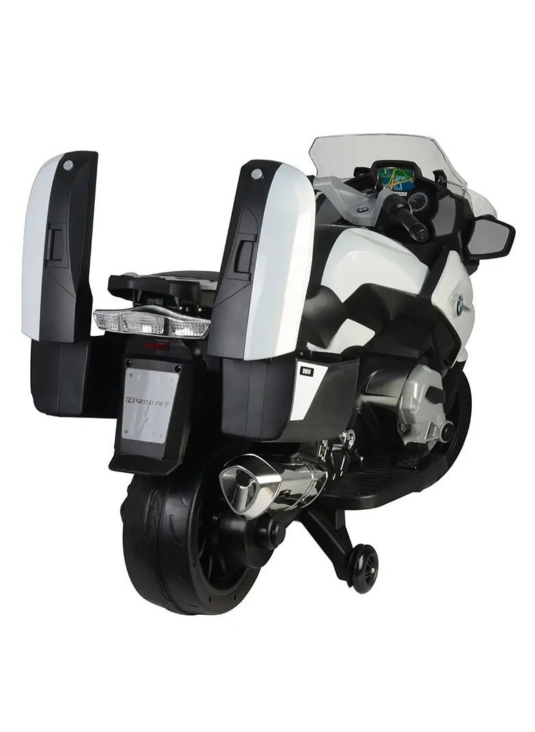 BMW Licensed Ride on Bike - White (12V)