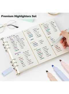Depend Highlighter Pens Pastel Colors Chisel Tip Marker Pen 6 Pieces Assorted Gel Highlighters Set No Bleed Dry Fast Easy to Hold for Journal Bible Planner Notes School Office Supplies  - Image 4