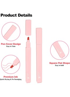 Depend Highlighter Pens Pastel Colors Chisel Tip Marker Pen 6 Pieces Assorted Gel Highlighters Set No Bleed Dry Fast Easy to Hold for Journal Bible Planner Notes School Office Supplies  - Image 3