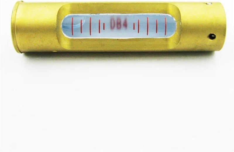 DB4 High Precision Level Bubble Spirit Nivel Vial Water Leveler Meter Copper Shell Available 1PCS(WHITE) - Image 1