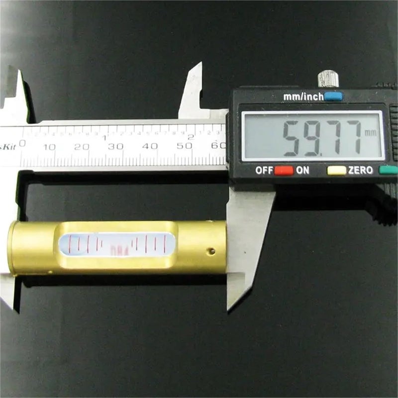 DB4 High Precision Level Bubble Spirit Nivel Vial Water Leveler Meter Copper Shell Available 1PCS(WHITE) - Image 5