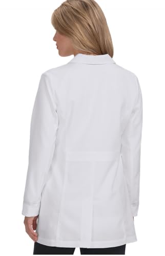 KOI Betsey Johnson B400 Marigold Lab Coat (White, Small) - Image 3