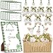 giftlyze One Silly Goose Birthday Decoration 10 Sets 12 Inch Soft Goose Stuffed Animal Hat Adoption Cards with Wood Table Decor Adopt Birthday GiftsGreen - Image 2