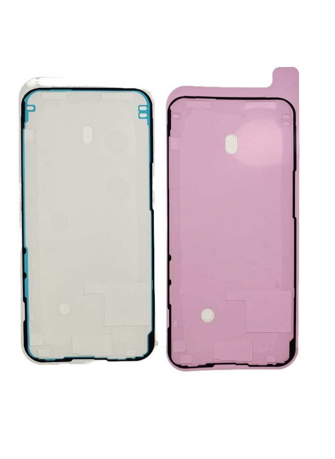 Generic - Original Three-layer Red Film Waterproof Adhesive Light Blue Film Integrated Sealing Dust-proof Frame Adhesive For Apple For Iphone-Color:Airtight Three-layer Red Hard Film-Size:15plus Rear Frame Glue (for Replacement Batteries) - Image 1