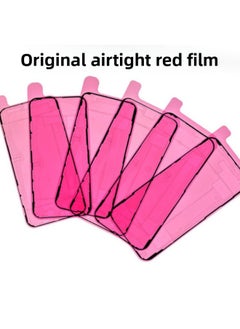 Original Three-layer Red Film Waterproof Adhesive Light Blue Film Integrated Sealing Dust-proof Frame Adhesive For Apple For Iphone-Color:Airtight Three-layer Red Hard Film-Size:15plus Rear Frame Glue (for Replacement Batteries)