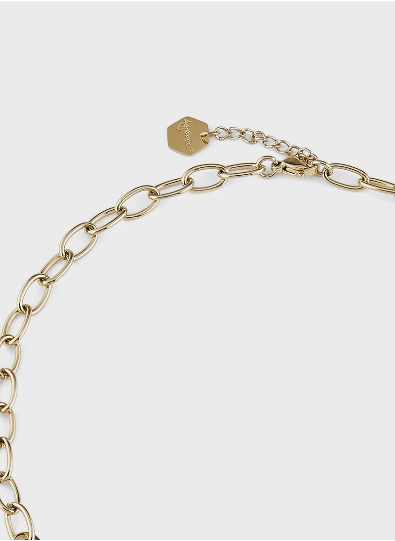 ليدي موف SELINA VINTAGE CHAIN NECKLACE
