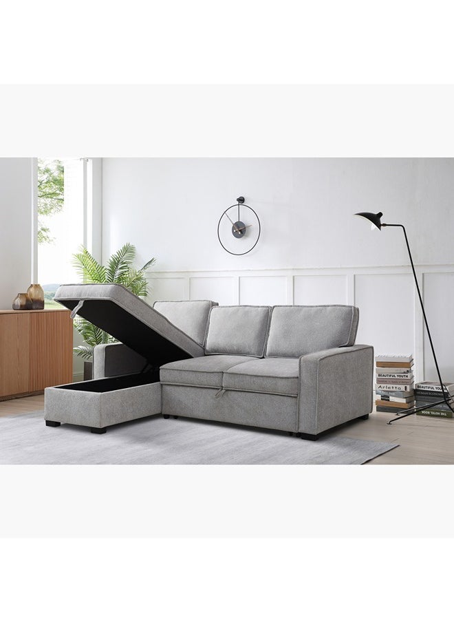 Home Box - Venice Left Right Facing Corner Sofa Bed With Storage 218 x 152 x 88cm - Image 1