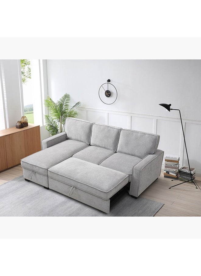 Home Box - Venice Left Right Facing Corner Sofa Bed With Storage 218 x 152 x 88cm - Image 1