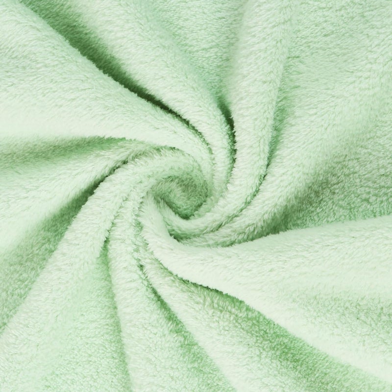 BRODLOOM BRODLOOM Cute Kids Cotton Bath Towel 250 GSM Large Size Super Soft Absorbent QuickDry Gentle on Skin Perfect for Bath Travelling Pool or Beach Size 43 X 23 Inch Mint Green  - Image 3