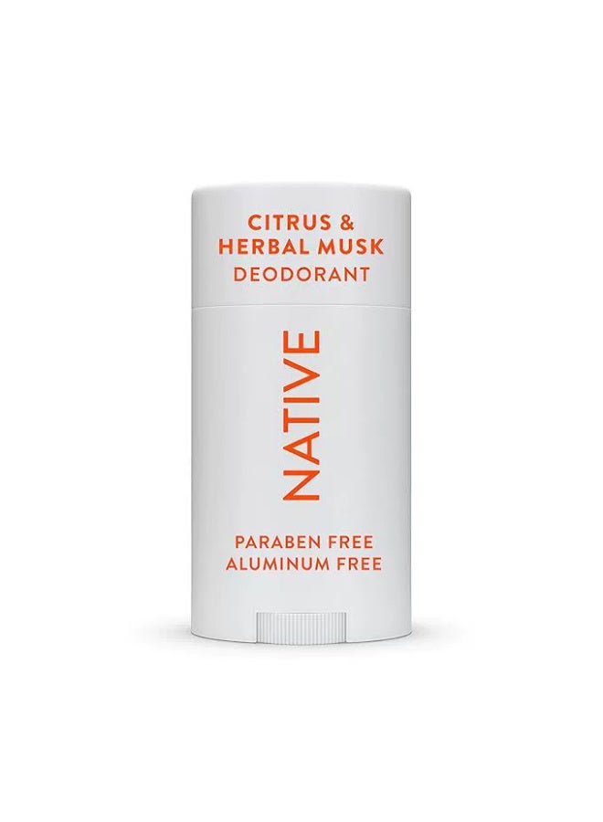 Natural Deodorant 75g| Citrus & Herbal Musk