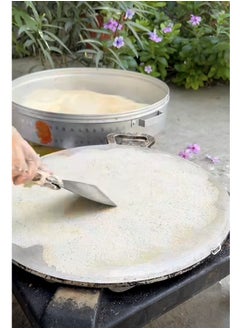 Aroba Aluminium Arabic Tawa/Roti Pan/Ragag Maker Silver 14inch  - Image 5